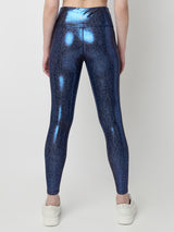 New Era Blue Gloss Leggings