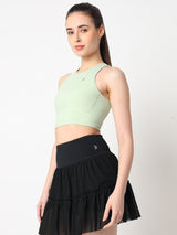 Court Glow Mint Crop Top