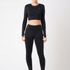 Back Print Colourblock Leggings BODD ACTIVE