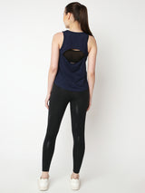 Midnight Navy Open Back Tank