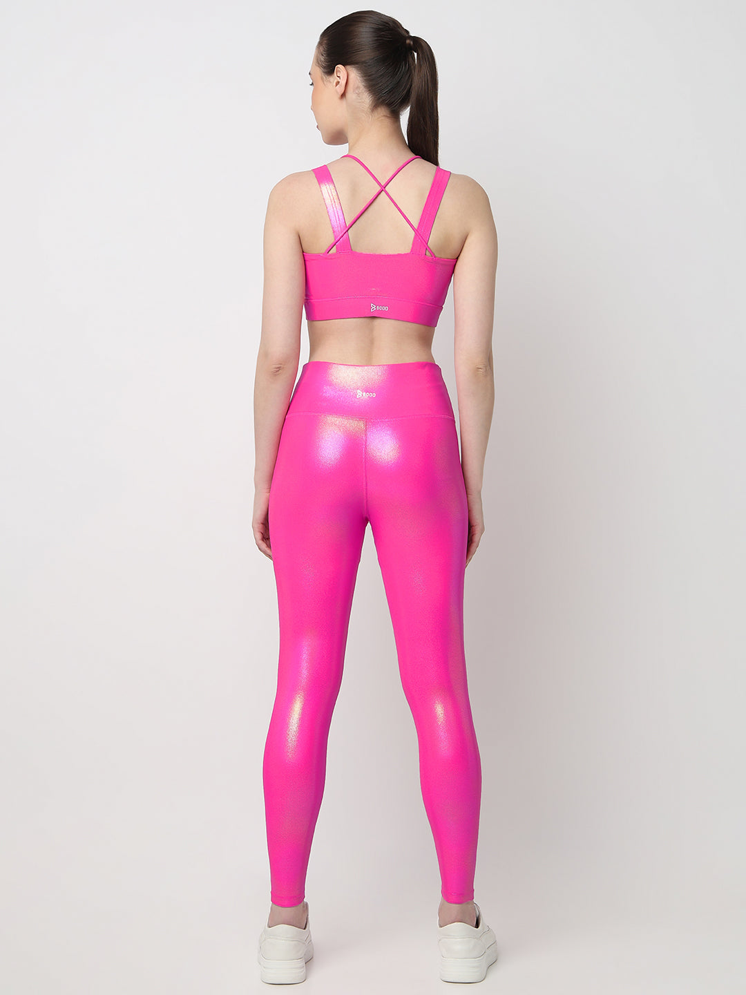 Got That Glow Pink Holo Sports Bra