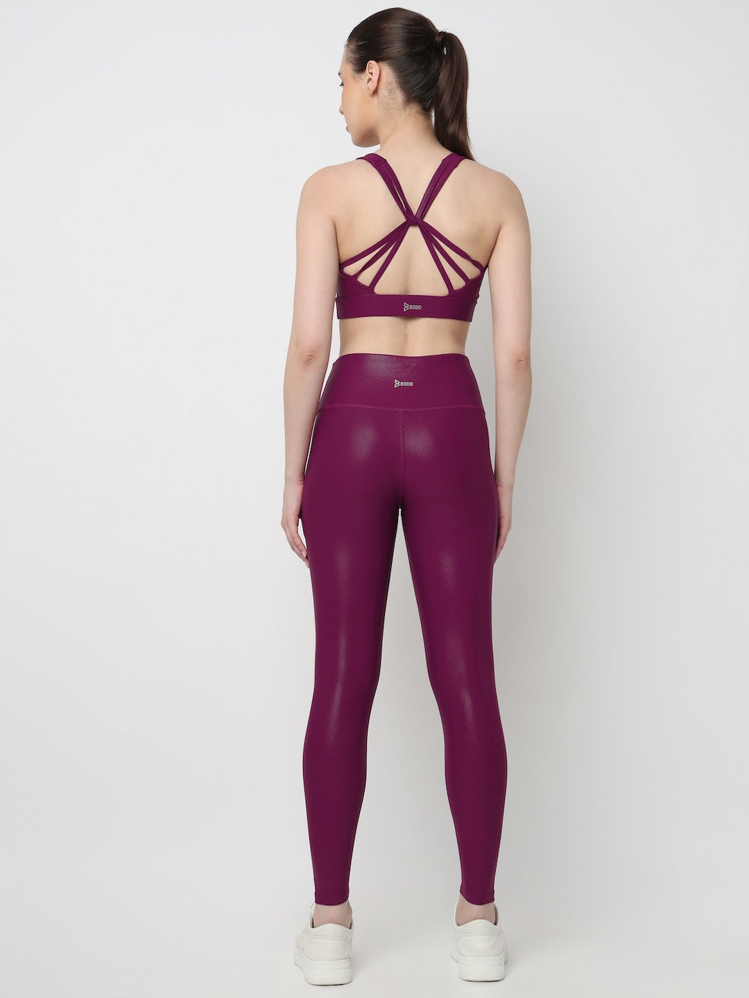 Wine Velocity Gloss Sports Bra