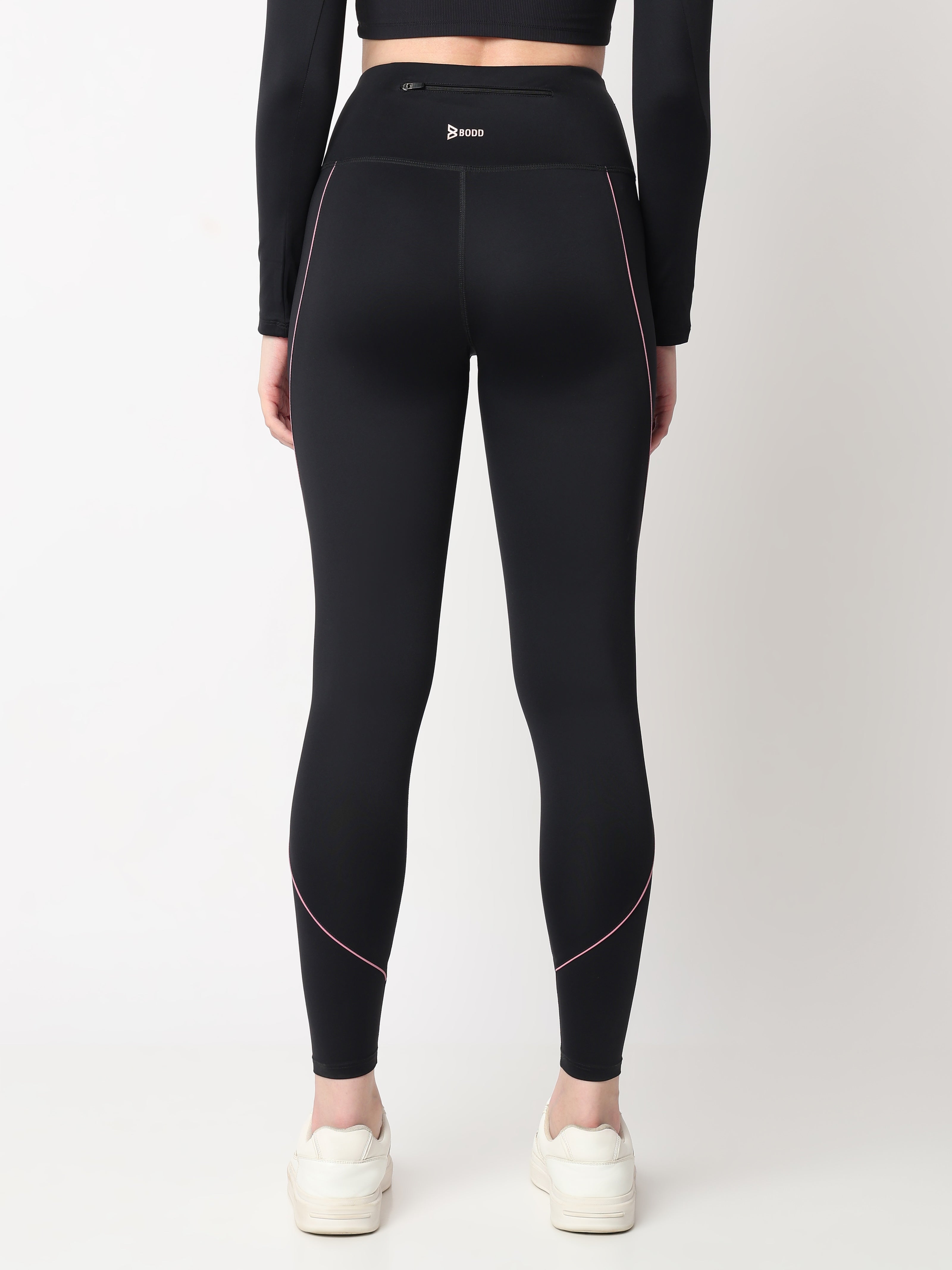 Black & Purple Endurance Leggings