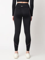 Black & Purple Endurance Leggings