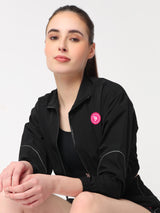 Velocity Black Cropped Jacket