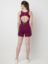 Wine Velocity Gloss Bodysuit
