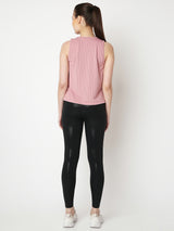 Blush Pink Overlapping Tank