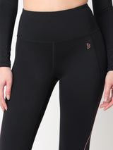 Black & Purple Endurance Leggings