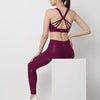 Wine Velocity Gloss Sports Bra