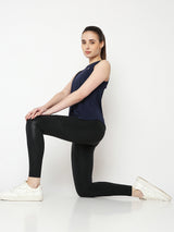 Midnight Navy Open Back Tank