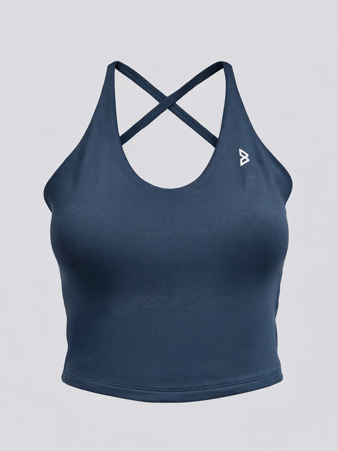 Deep Navy Buttersoft Contour Crop Top