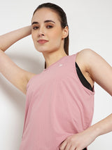 Blush Pink Overlapping Tank