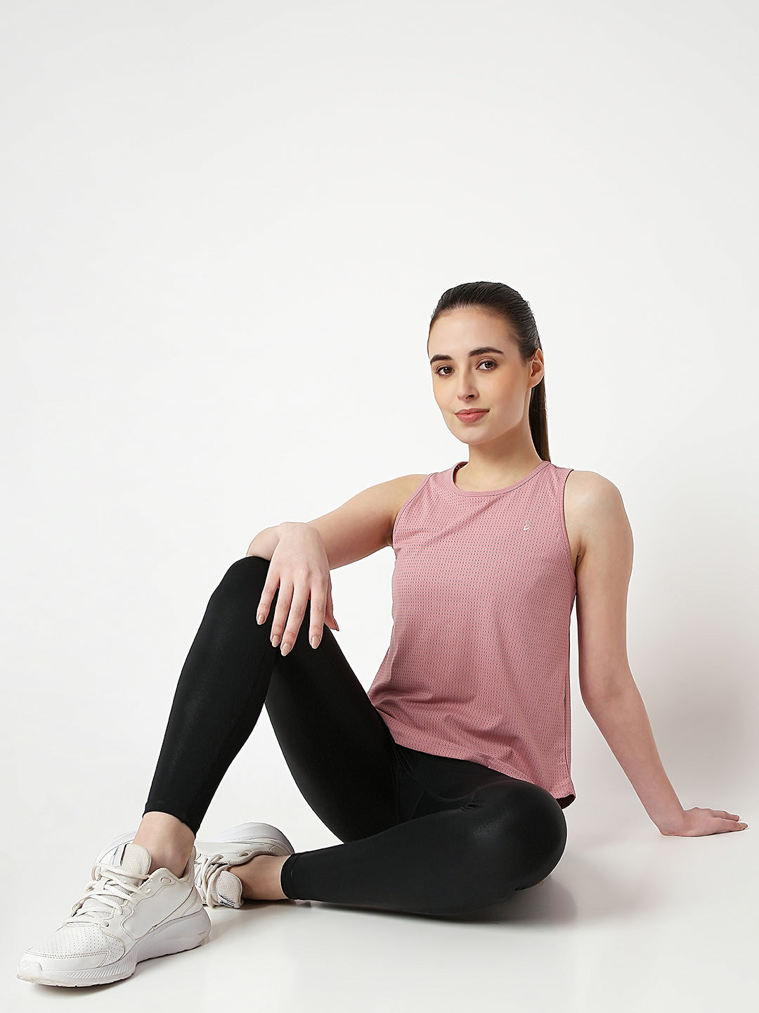 Blush Pink Open Back Tank