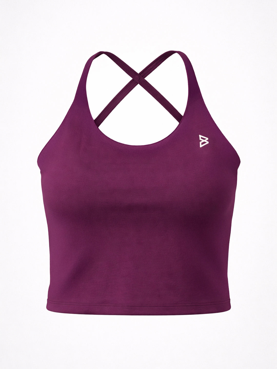 Plum Buttersoft Contour Crop Top
