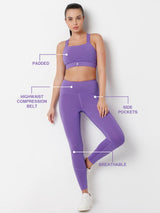 VioletFlow Cross Back set
