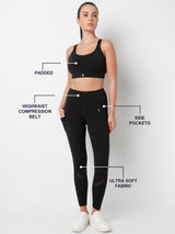 LunaMotion Black Cross Back Set