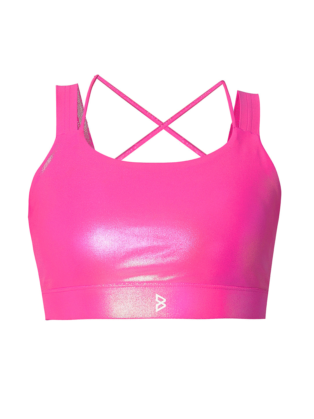 Got That Glow Pink Holo Sports Bra