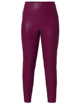 Wine Velocity Gloss Leggings