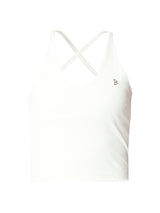 White Ace Crop Top
