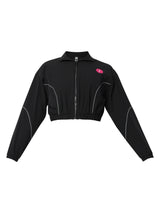 Velocity Black Cropped Jacket