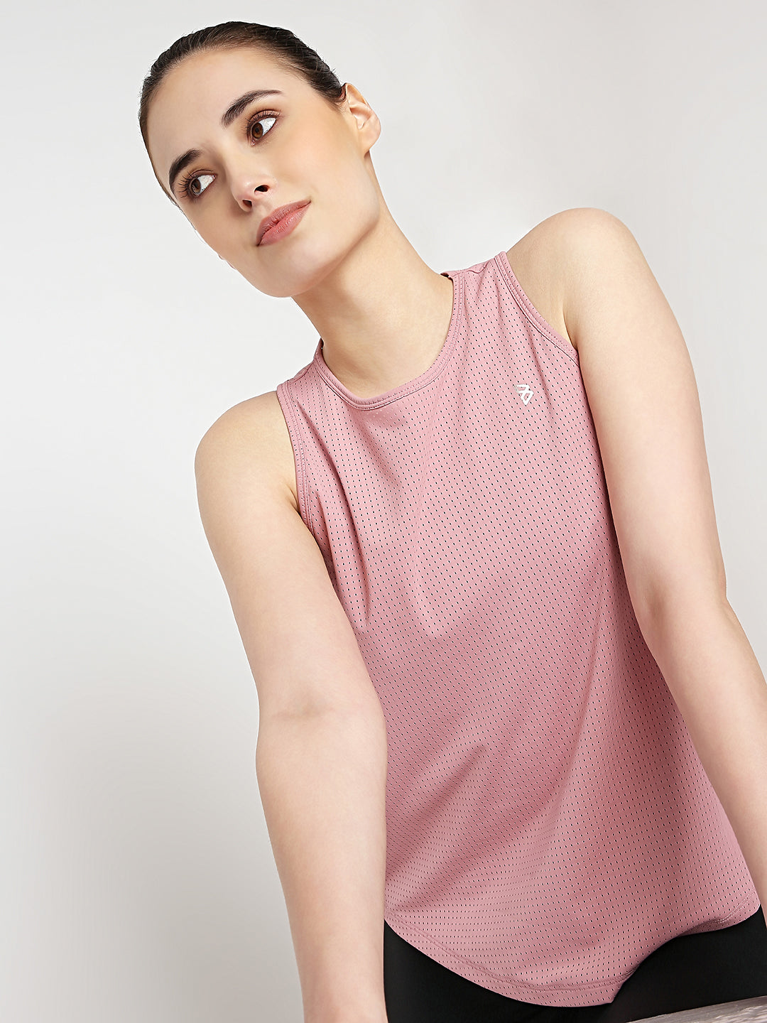 Blush Pink Open Back Tank