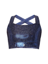 New Era Blue Gloss Sports Bra