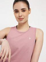 Blush Pink Overlapping Tank