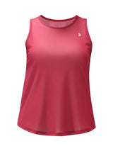 Aurora Red Mesh Open Back Tank