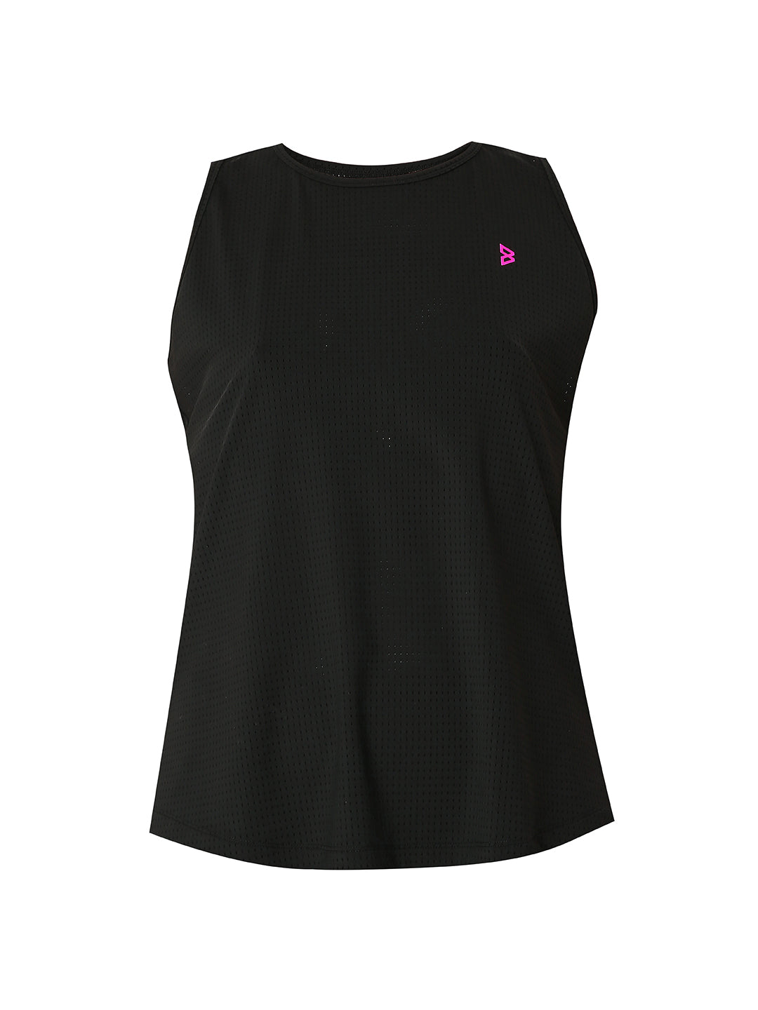 Power Black Racerback Tank