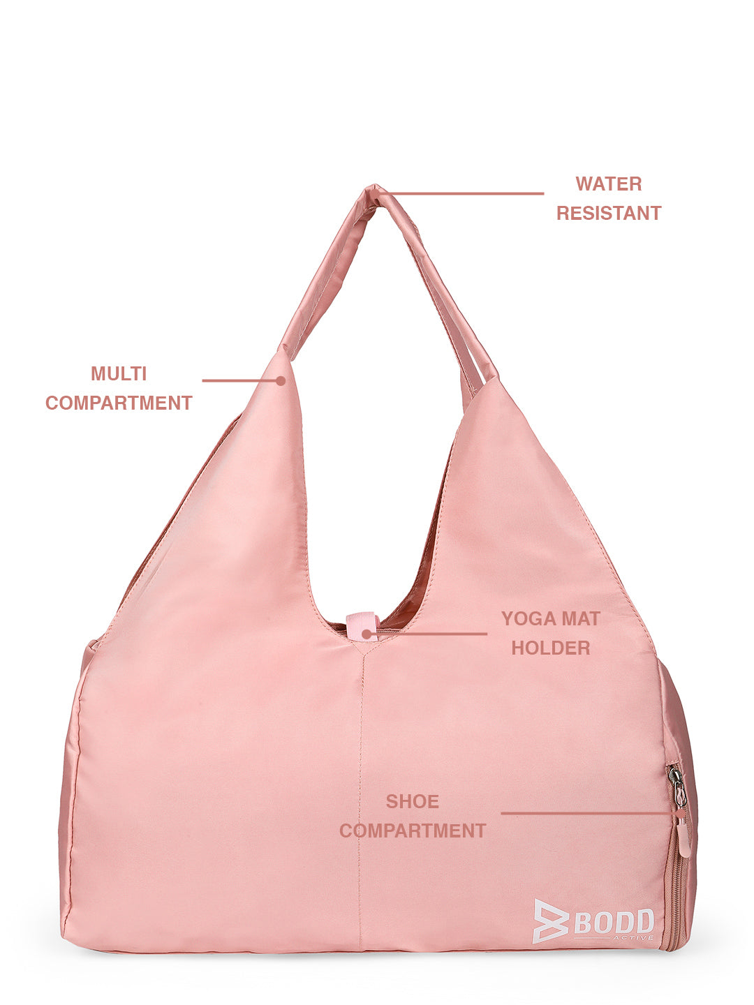 Looking Pretty Everyday Pink Bag BODD ACTIVE