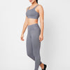 Frost Grey Criss Cross Essential High Waist Leggings
