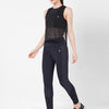 Black Sheer Overlapping Tank Set