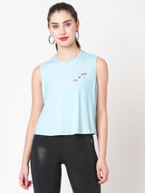 Gin Or Gym Blue Tank