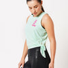 All For The Gram' Mint Tie-Up Tank