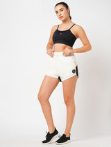 Front Runner White Colourblock Shorts
