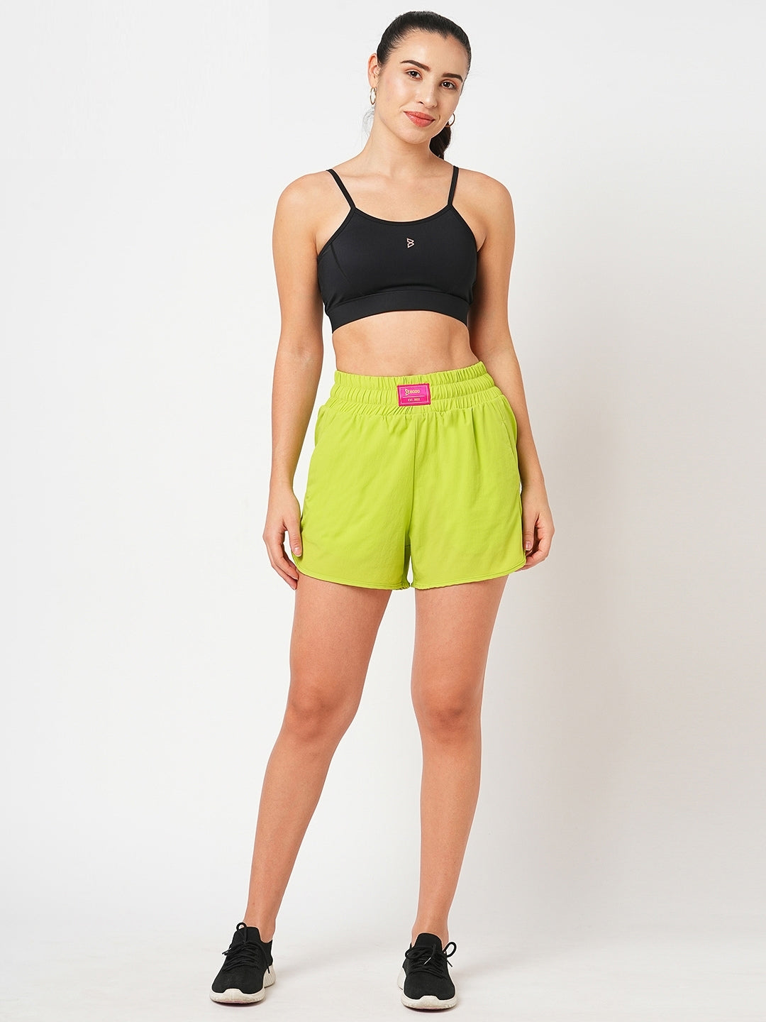 Workin' It Neon Running Shorts