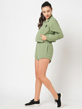 Off Duty Jade Jacket Set