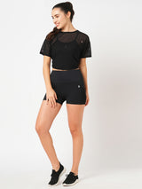 Jet Black Booty Shorts