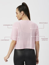 A Summer To Remember Pink Mesh Tee