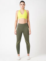 Workin' It Out Olive Essential Leggings