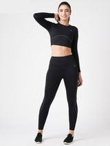 Black & Blue Endurance Leggings