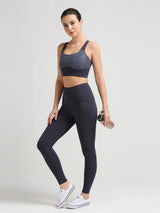 Focus On Me Grey Leggings
