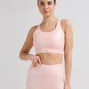 Challenge Accepted Peach Holo Sports Bra