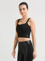 The Perfect Form Black Crop Top