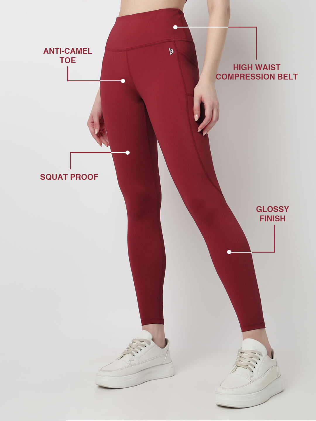 Game Changer Ruby Red Leggings