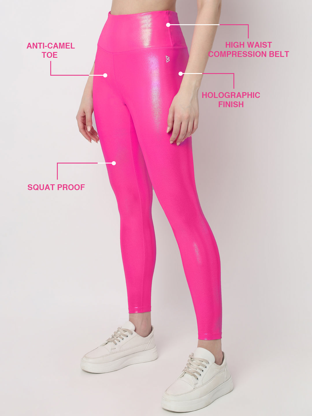 Got That Glow Pink Holo Leggings