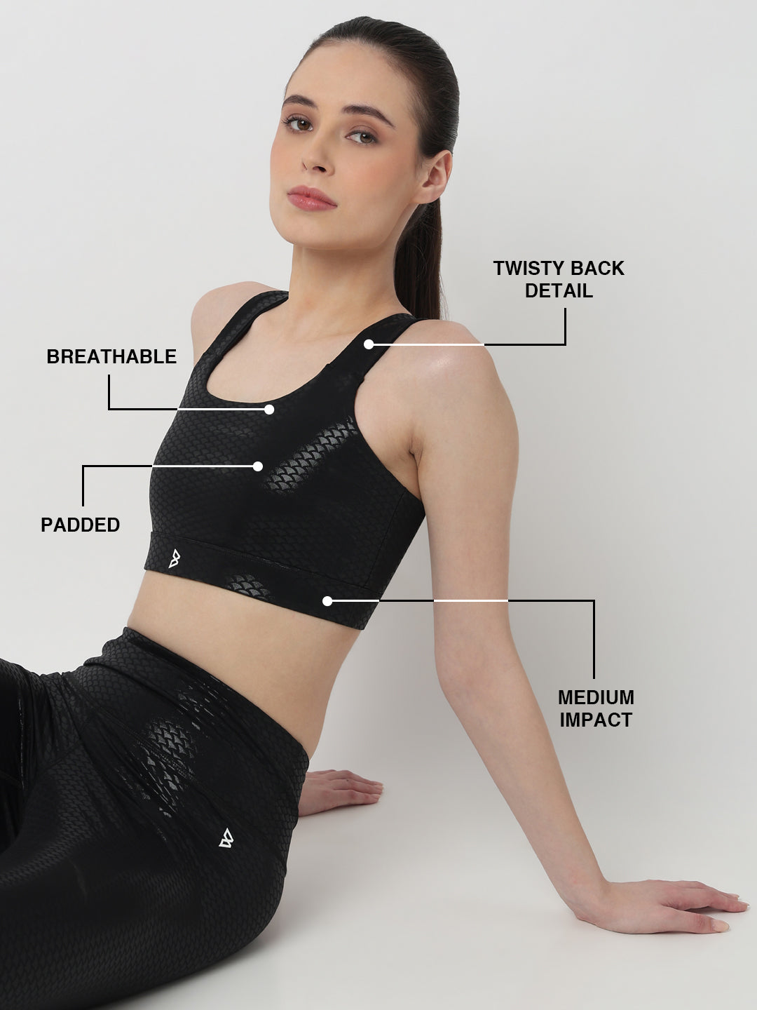 Take Control Gloss Sports Bra