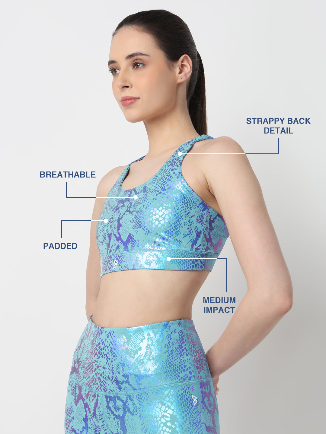 Mermaid Glow Sports Bra