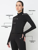 Black SculptContour Jacket