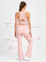 Peach Buttersoft Contour Flared Pants
